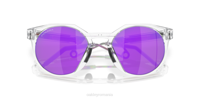 Oakley lentile violete prizm, cadru transparent mat hstn metal ochelari 620J880