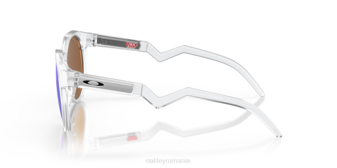 Oakley lentile violete prizm, cadru transparent mat hstn (potrivire cu punte joasă) ochelari 620J1008