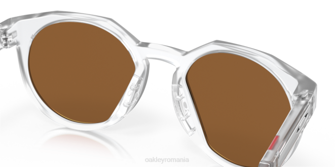 Oakley lentile violete prizm, cadru transparent mat hstn (potrivire cu punte joasă) ochelari 620J1008