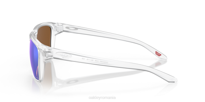 Oakley lentile violete prizm, cadru transparent mat sylas (potrivire cu punte joasă) ochelari 620J965