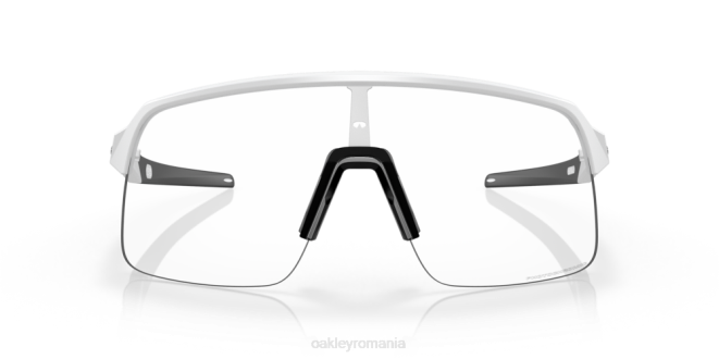Oakley Lentile fotocromatice cu iridiu clar până la negru, cadru alb mat sutro lite (potrivire cu punte joasă) ochelari 620J454