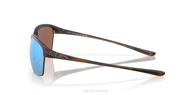 Oakley Lentile polarizate prizm deep water, cadru broasca testoasa maro mat de neoprit ochelari 620J697