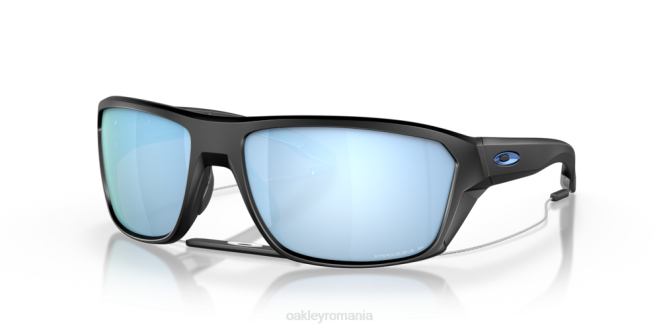 Oakley Lentile polarizate prizm deep water, cadru negru mat lovitură divizată ochelari 620J299