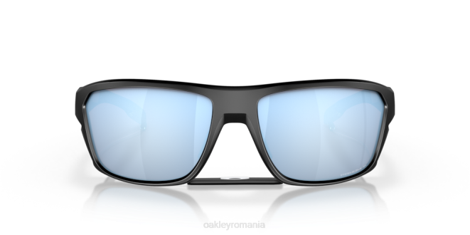 Oakley Lentile polarizate prizm deep water, cadru negru mat lovitură divizată ochelari 620J299