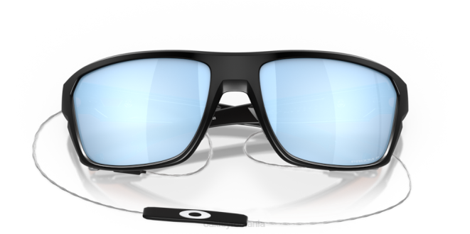 Oakley Lentile polarizate prizm deep water, cadru negru mat lovitură divizată ochelari 620J299