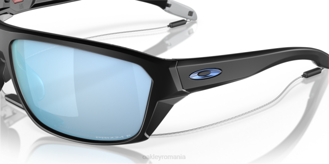 Oakley Lentile polarizate prizm deep water, cadru negru mat lovitură divizată ochelari 620J299