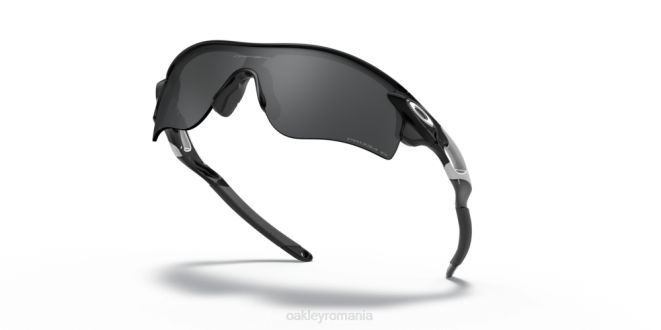 Oakley Lentile polarizate prizm negre, rama neagra lustruita cale de blocare radar (potrivire joasă a podului) ochelari 620J712