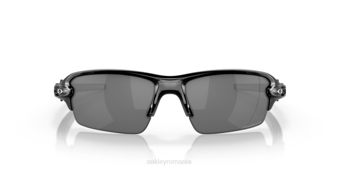 Oakley Lentile polarizate prizm negre, rama neagra lustruita flak 2.0 (podență joasă) ochelari 620J868