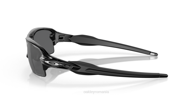 Oakley Lentile polarizate prizm negre, rama neagra lustruita flak 2.0 (podență joasă) ochelari 620J868