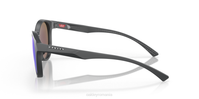 Oakley Lentile polarizate prizm safir, cadru din carbon mat stropi de spumă ochelari 620J1087