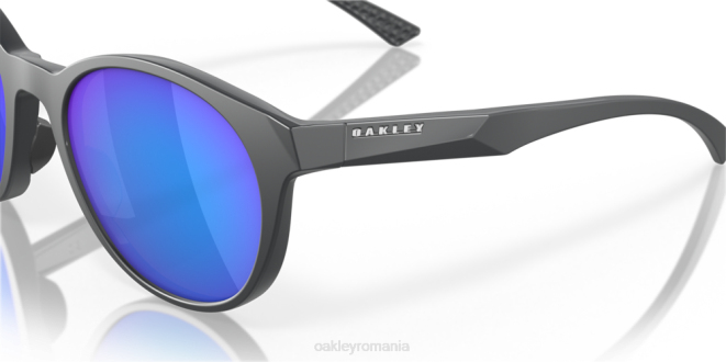 Oakley Lentile polarizate prizm safir, cadru din carbon mat stropi de spumă ochelari 620J1087