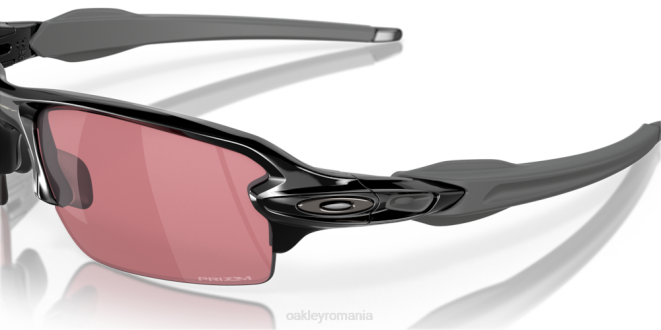 Oakley Lentile prizm dark golf, cadru negru lustruit flak 2.0 (podență joasă) ochelari 620J870