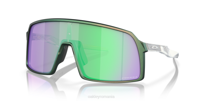 Oakley Lentile prizm road jade, rama colorshift verde argintiu mat sutro (low bridge fit) descoperi colectia ochelari 620J927