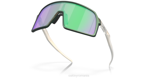 Oakley Lentile prizm road jade, rama colorshift verde argintiu mat sutro (low bridge fit) descoperi colectia ochelari 620J927