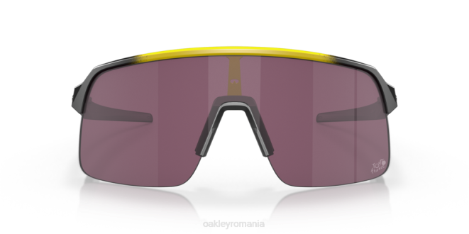 Oakley Lentile prizm road negre, cadru galben fade Turul Franței 2022 sutro lite ochelari 620J999