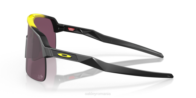 Oakley Lentile prizm road negre, cadru galben fade Turul Franței 2022 sutro lite ochelari 620J999