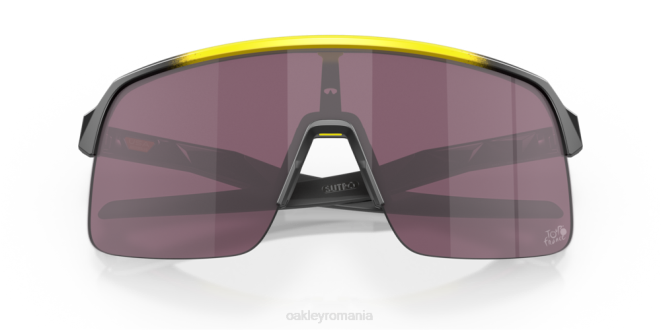 Oakley Lentile prizm road negre, cadru galben fade Turul Franței 2022 sutro lite ochelari 620J999