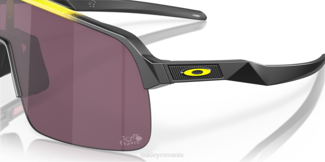 Oakley Lentile prizm road negre, cadru galben fade Turul Franței 2022 sutro lite ochelari 620J999