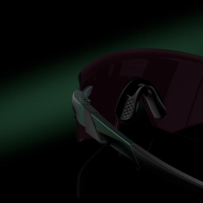 Oakley Lentile prizm road negre, cadru spectru gamma verde codificator ascend colecție ochelari 620J1053