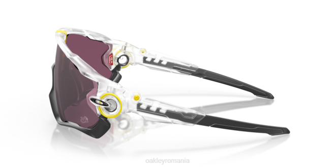 Oakley Lentile prizm road negre, cadru transparent mat 2022 turul Franței jawbreaker ochelari 620J882