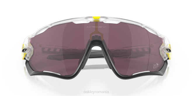 Oakley Lentile prizm road negre, cadru transparent mat 2022 turul Franței jawbreaker ochelari 620J882