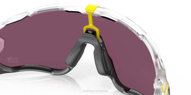 Oakley Lentile prizm road negre, cadru transparent mat 2022 turul Franței jawbreaker ochelari 620J882