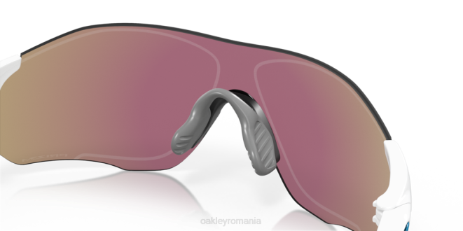 Oakley Lentile prizm safir, cadru alb lustruit calea evzero (potrivire joasă a podului) ochelari 620J888