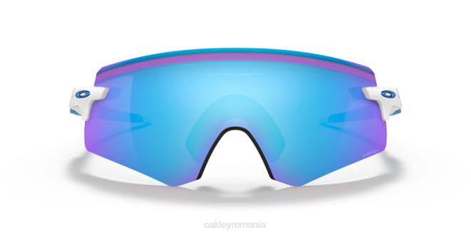 Oakley Lentile prizm safir, cadru alb lustruit codificator (potrivire cu punte joasă) ochelari 620J1060