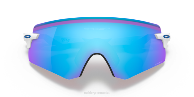 Oakley Lentile prizm safir, cadru alb lustruit codificator (potrivire cu punte joasă) ochelari 620J1060