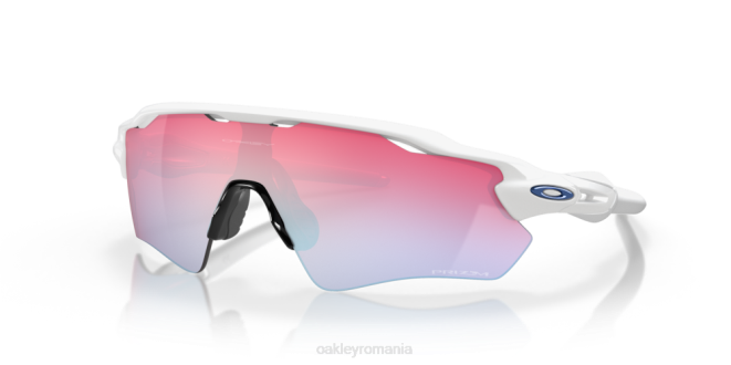 lentile prizm snow safir, cadru alb lustruit