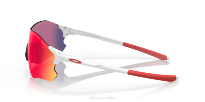 Oakley Lentile rutiere prizm, cadru alb lustruit calea evzero (potrivire joasă a podului) ochelari 620J884