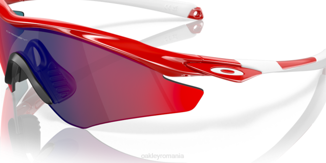Oakley lentile cu iridiu roșu pozitiv, ramă linie roșie cadru m2 ochelari 620J734