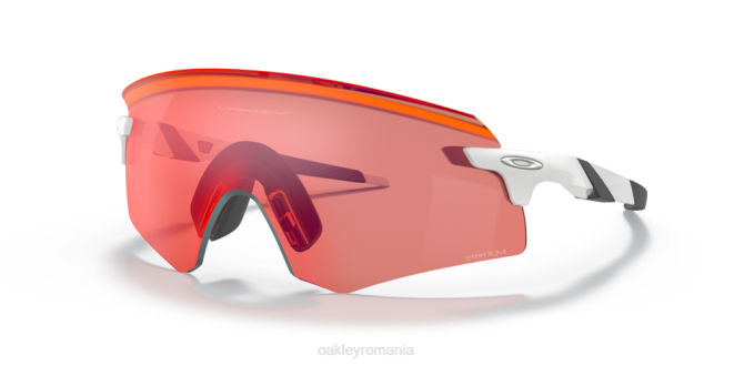 Oakley lentile de câmp prizm, cadru alb lustruit codificator (potrivire cu punte joasă) ochelari 620J1057