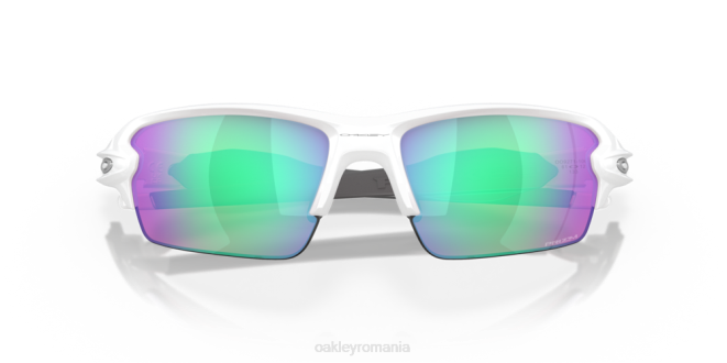 Oakley lentile prizm golf, rama alba lustruita flak 2.0 (podență joasă) ochelari 620J864