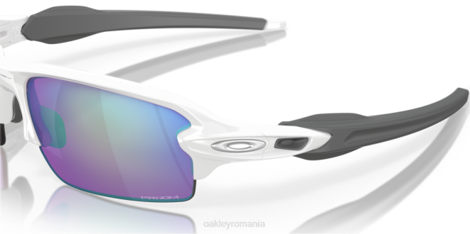 Oakley lentile prizm golf, rama alba lustruita flak 2.0 (podență joasă) ochelari 620J864