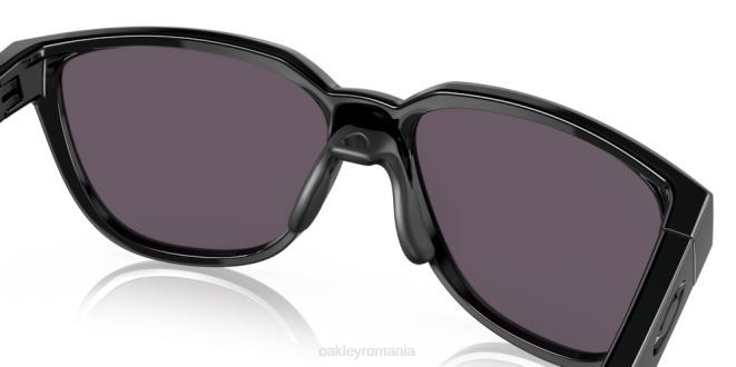 Oakley lentile prizm gri, rama neagra lustruita actuator (potrivire cu punte joasă) ochelari 620J837
