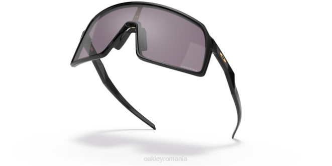 Oakley lentile prizm gri, rama neagra lustruita sutro (potrivire cu punte joasă) ochelari 620J474