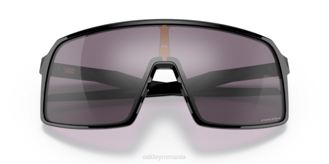Oakley lentile prizm gri, rama neagra lustruita sutro (potrivire cu punte joasă) ochelari 620J474