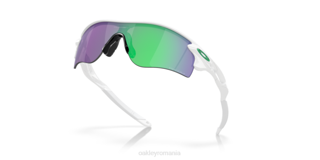 Oakley lentile prizm jade, rama alba lustruita cale de blocare radar (potrivire joasă a podului) ochelari 620J707