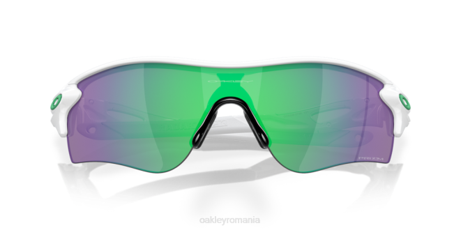 Oakley lentile prizm jade, rama alba lustruita cale de blocare radar (potrivire joasă a podului) ochelari 620J707