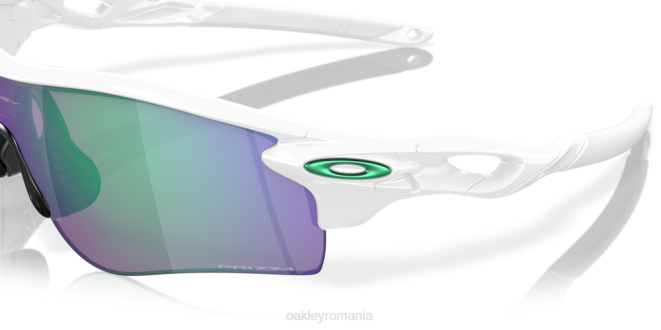 Oakley lentile prizm jade, rama alba lustruita cale de blocare radar (potrivire joasă a podului) ochelari 620J707