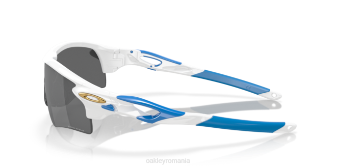 Oakley lentile prizm negre, cadru alb lustruit cale de blocare radar (potrivire joasă a podului) ochelari 620J709