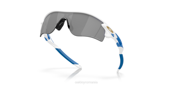 Oakley lentile prizm negre, cadru alb lustruit cale de blocare radar (potrivire joasă a podului) ochelari 620J709