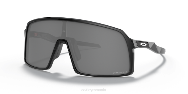 Oakley lentile prizm negre, cadru negru lustruit sutro (potrivire cu punte joasă) ochelari 620J466