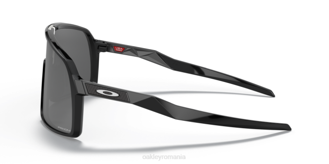 Oakley lentile prizm negre, cadru negru lustruit sutro (potrivire cu punte joasă) ochelari 620J466
