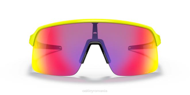 Oakley lentile prizm road, rama galbena minge de tenis colectia sutro lite (low bridge fit) galben neon ochelari 620J995