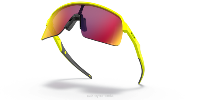 Oakley lentile prizm road, rama galbena minge de tenis colectia sutro lite (low bridge fit) galben neon ochelari 620J995