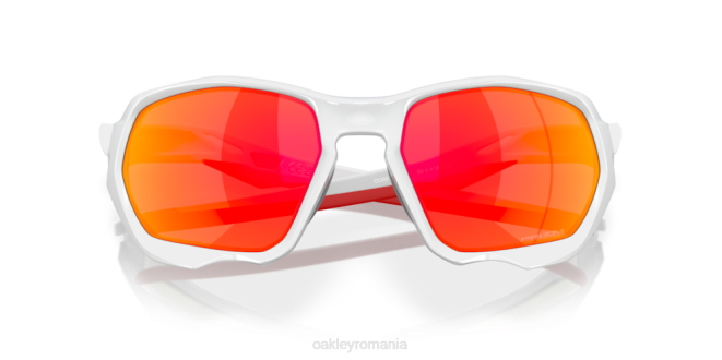 Oakley lentile prizm rubin, rama alba lustruita plazma (pod de potrivire joasă) ochelari 620J588