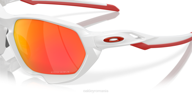 Oakley lentile prizm rubin, rama alba lustruita plazma (pod de potrivire joasă) ochelari 620J588