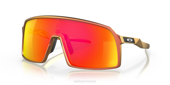 Oakley lentile prizm ruby, troy lee designs cadru shift gold roșu sutro troy lee designs series ochelari 620J929